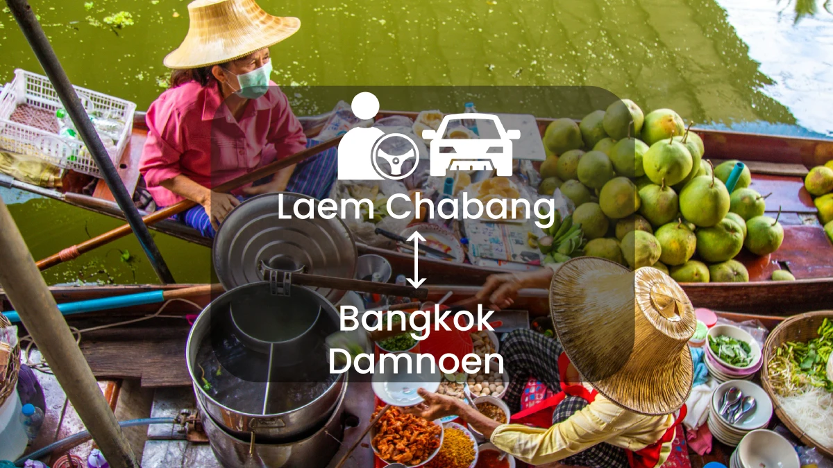 Laem Chabang Shore Excursion: Bangkok & Floating Market